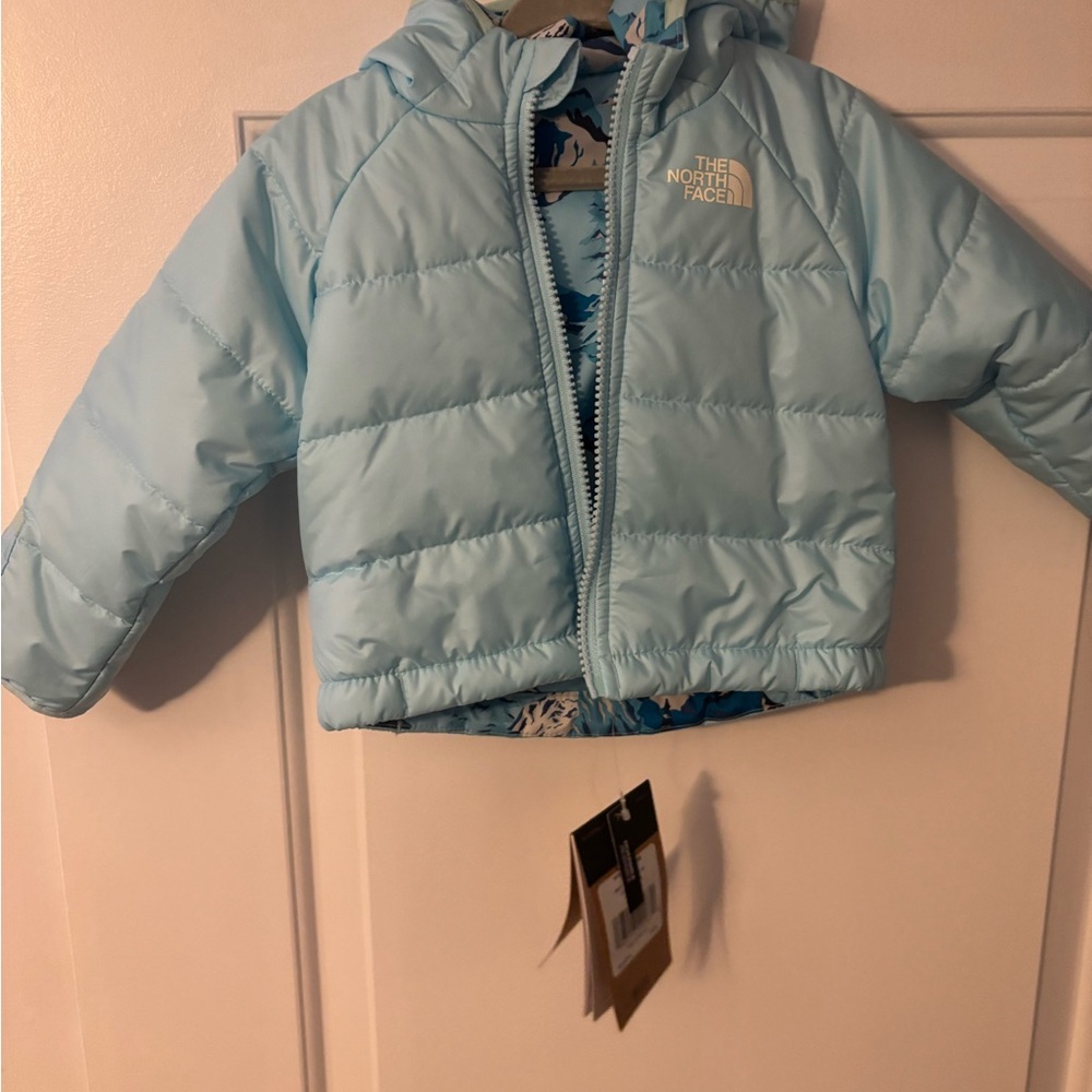 Infant The North Face Sky Blue Puffer Jacket